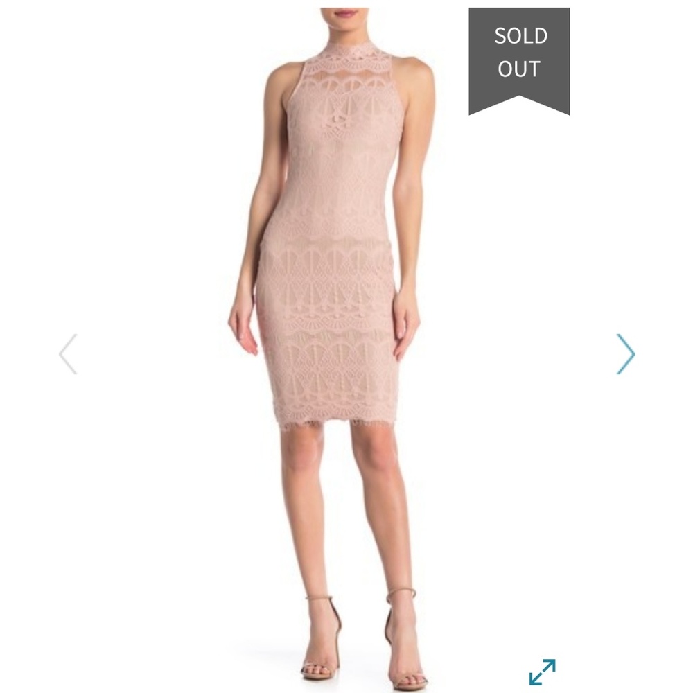 🔥 blush/pink lace dress